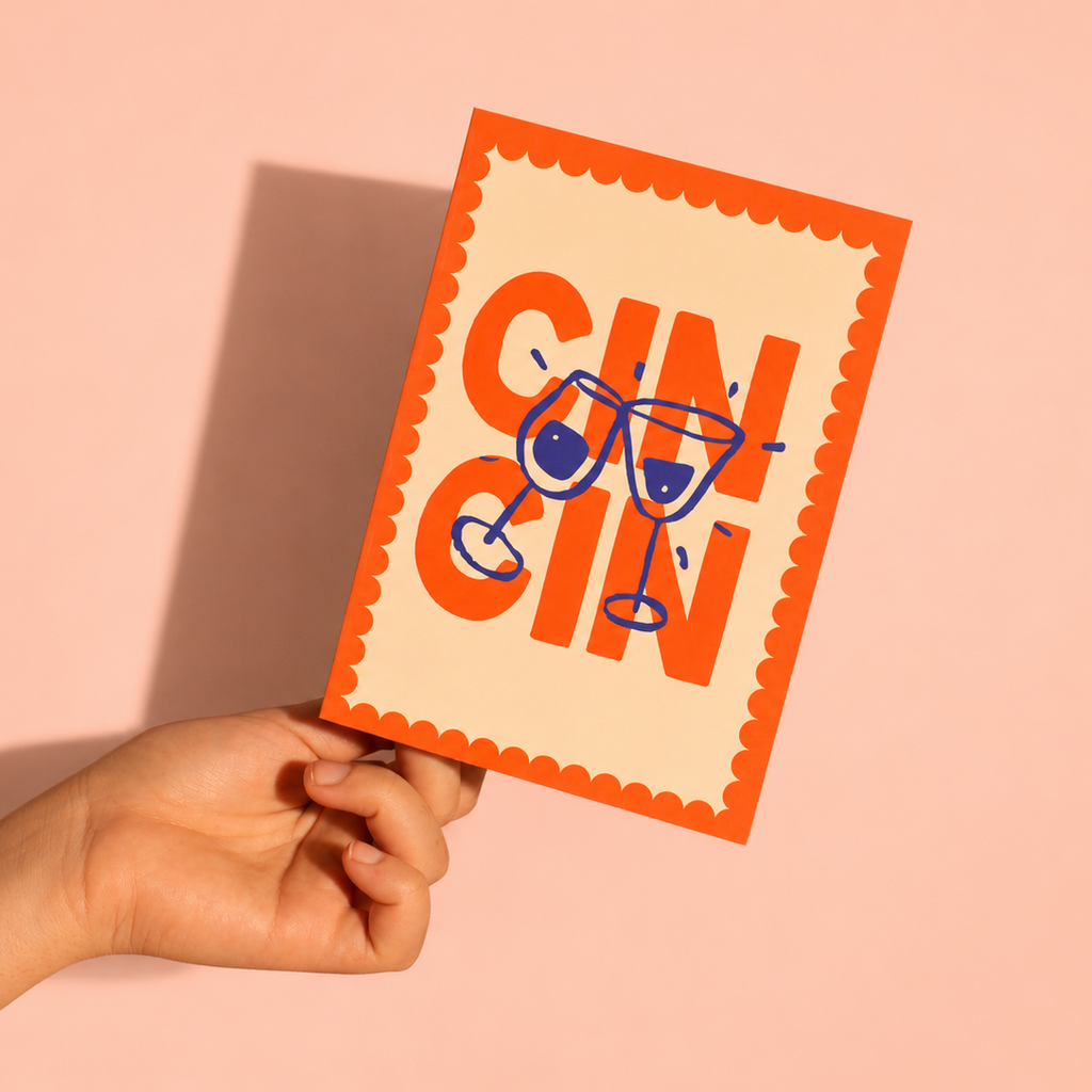 Greeting Card – Cin Cin