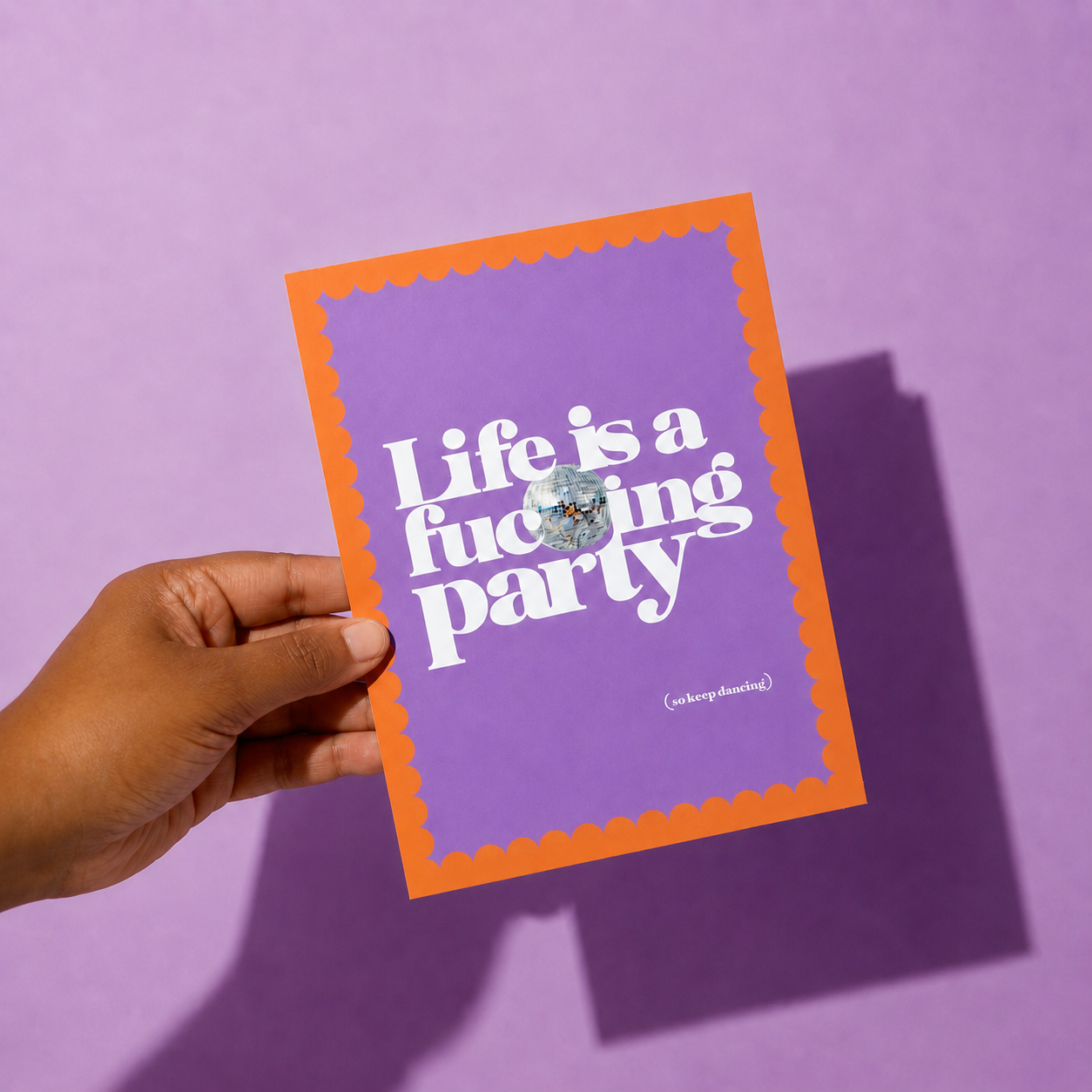 Greeting Card – Life is a f***ing party