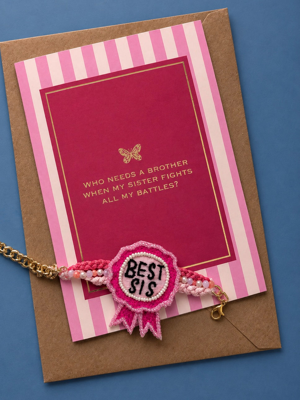 Rakhi Bundle - Rakhi + Card + Mug